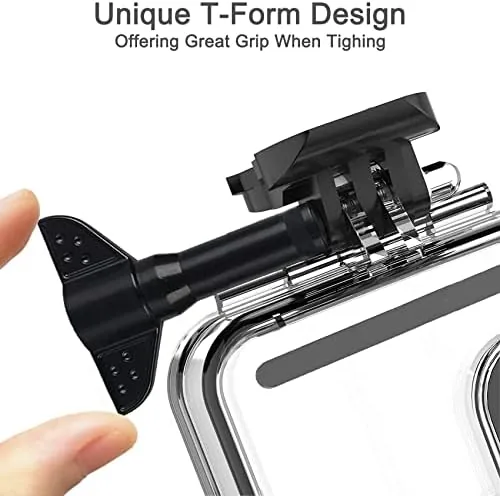 Another view of the OKFUN Waterproof Housing Case for Go Pro Hero 13/12/11/10/9 Black,Protective