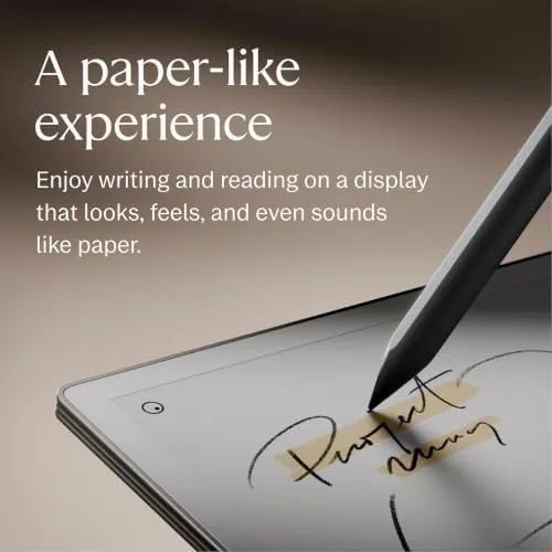 The reMarkable Paper Pro with Marker Plus and Black Leather Book in real use