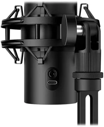 Streaming setup with the QuadCast 2 S in front of the creator
