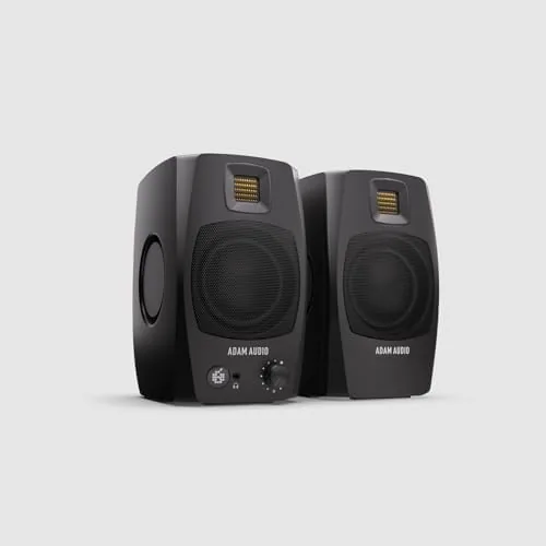 The ADAM Audio D3V Active Desktop Studio Monitor Speakers - Black compared in context