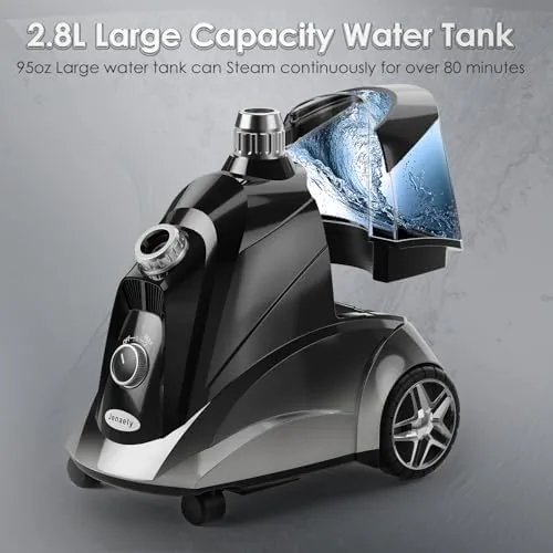 The Steamer for Clothes, Jenaely 1500W Standing Garment Steamers, 35s Fast in real use