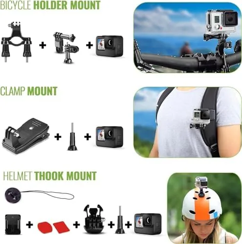 The Hero Compact next to a larger flagship GoPro showing the size difference