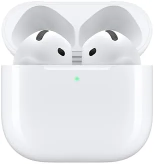 Close up of the AirPods 4 earbud shape and touch stem