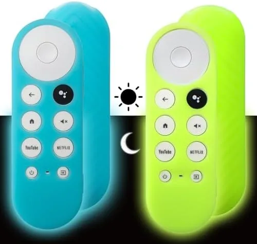 2 Pack Remote Cover Compatible with 2020 Chromecast with Google TV Voice Remote, Anti Review: Tested and Rated