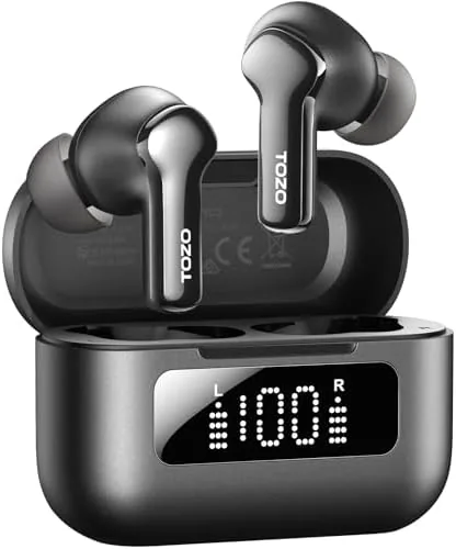 Overview of the TOZO Hybrid Active Noise Cancelling in Ear Wireless Earbuds, 68H