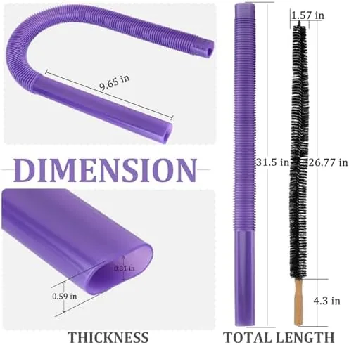 The Fullclean tool next to a standard Dyson crevice tool for comparison