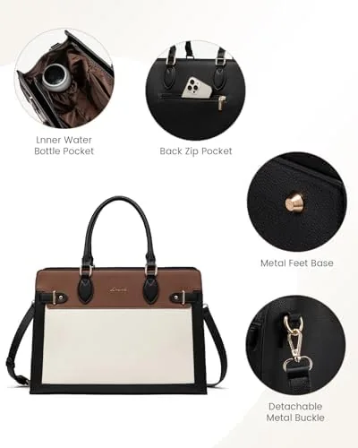 The LOVEVOOK Laptop Bag for Women 17 Inch Work Tote, Business compared in context