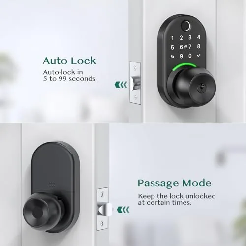 The keypad of the Yamiry lock being used for code entry