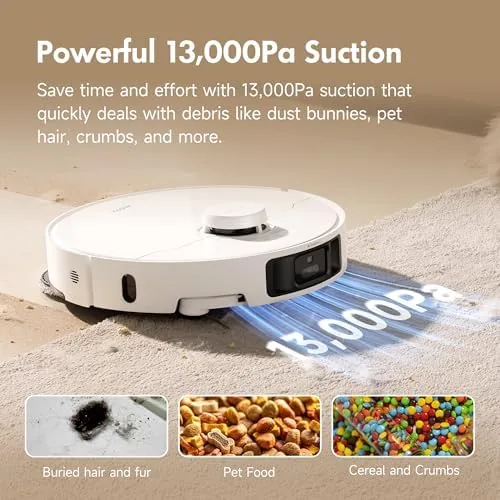Close look at the MOVA P10 Pro Ultra Robot Vacuum and Mop, 140°F Water build quality