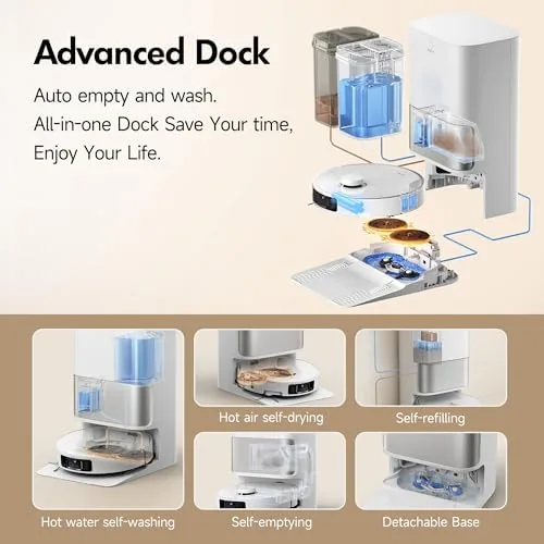 The MOVA P10 Pro Ultra Robot Vacuum and Mop, 140°F Water in real use