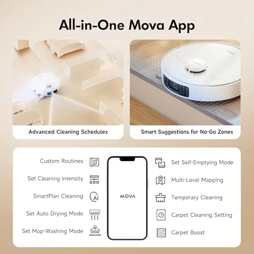 Testing the MOVA P10 Pro Ultra Robot Vacuum and Mop, 140°F Water over two weeks