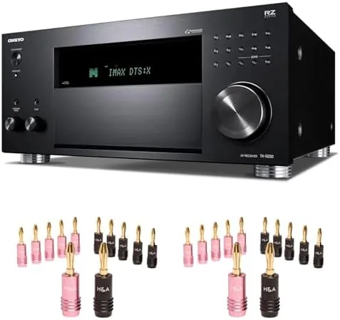 Overview of the Onkyo TX-RZ50 9.2-Channel 8K/4K Network AV Receiver, 250W Per Channel