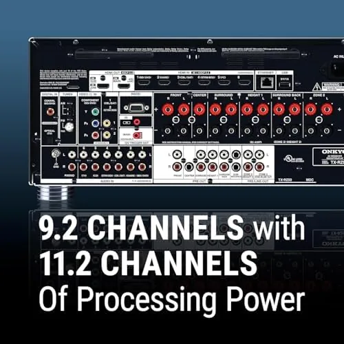 Close look at the Onkyo TX-RZ50 9.2-Channel 8K/4K Network AV Receiver, 250W Per Channel build quality