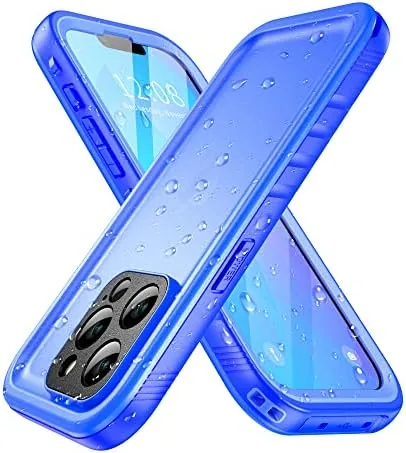 Testing the SPORTLINK for iPhone 16 Pro Waterproof Case 6.3 Blue/Frosted Clear over two weeks