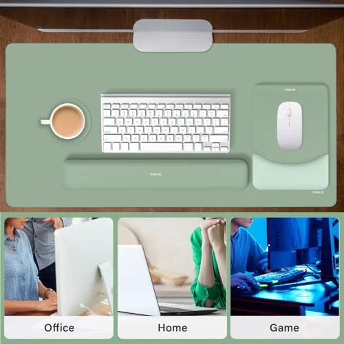 The MOSISO Keyboard Mouse Pad Set, Large Gaming Mouse Pad&Keyboard Wrist compared in context