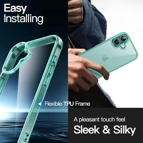 The JETech Case for iPhone 16, Anti-Yellowing, Teal | Shockproof Protection compared in context