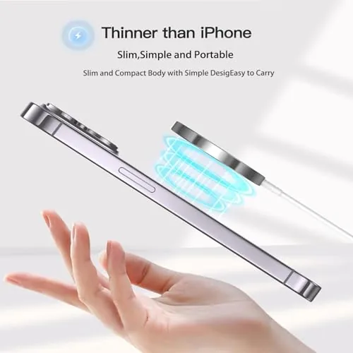 Another view of the Magnetic Wireless Charger Fast Apple Mag-Safe Charger for iPhone 16