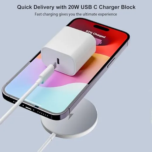 The Magnetic Wireless Charger Fast Apple Mag-Safe Charger for iPhone 16 compared in context