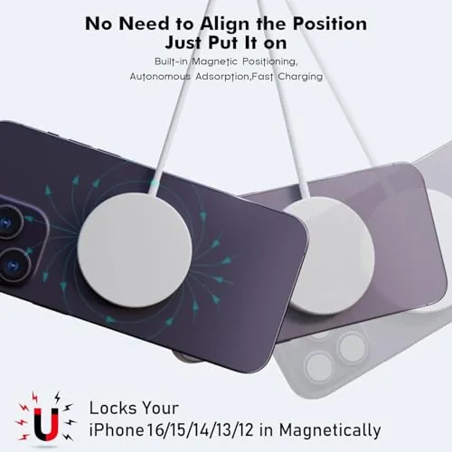 Testing the Magnetic Wireless Charger Fast Apple Mag-Safe Charger for iPhone 16 over two weeks