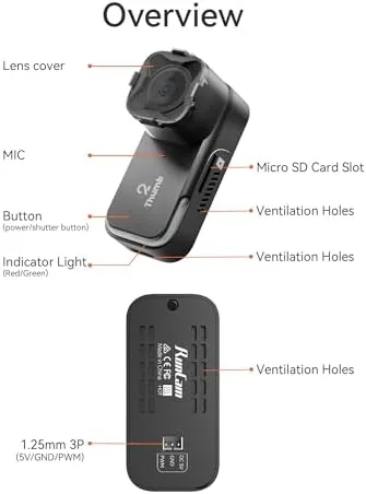 Close look at the RunCam Thumb 2 FPV Mini Action Camera 4K60FPS 27g Remote-Control build quality