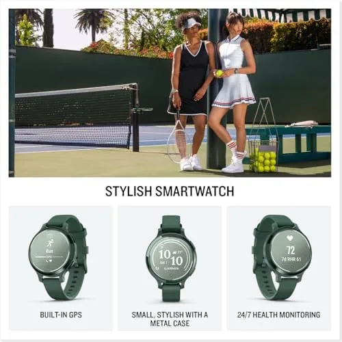 Close look at the Garmin Lily® 2 Active, Small & Stylish GPS Smartwatch, 38mm build quality