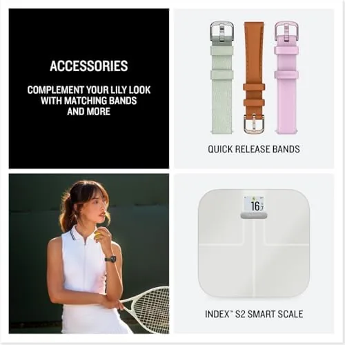 The Garmin Lily® 2 Active, Small & Stylish GPS Smartwatch, 38mm compared in context