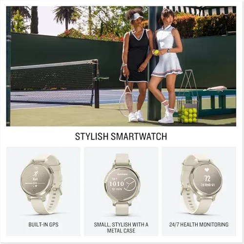 Close look at the Garmin Lily® 2 Active, Small & Stylish GPS Smartwatch, 38mm build quality