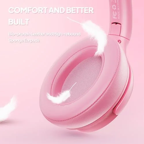 Another view of the ADOOPE Wired Over-Ear Headphones with USB C Connector, Hi-Fi Stereo
