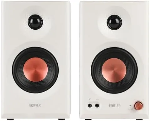Close look at the Edifier MR3 Powered Studio Monitor Speakers, Hi-Res Audio Certified Bluetooth build quality