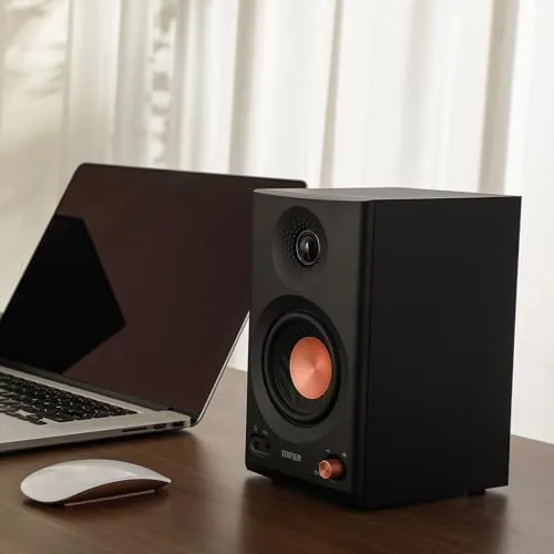 The Edifier MR3 Powered Studio Monitor Speakers, Hi-Res Audio Certified Bluetooth in real use