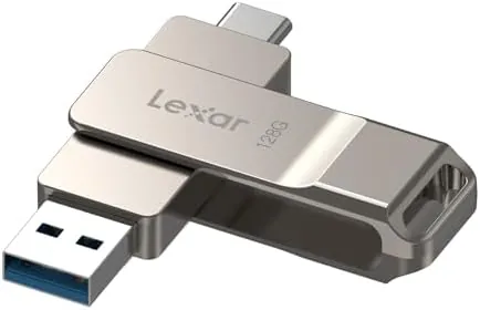 Overview of the Lexar D40E 128GB Dual USB 3.2 Gen 1 Type-C Jump