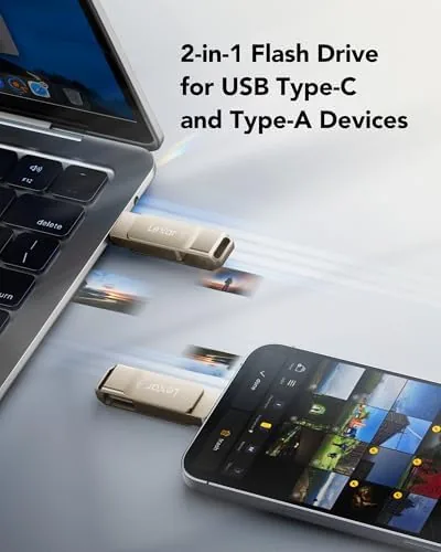 The Lexar D40E 128GB Dual USB 3.2 Gen 1 Type-C Jump in real use