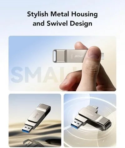 The Lexar D40E 128GB Dual USB 3.2 Gen 1 Type-C Jump compared in context