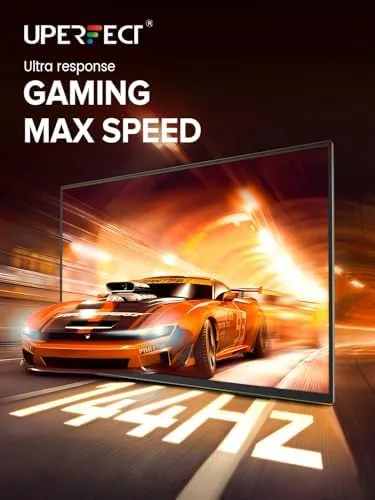 Close look at the UPERFECT 24" 144Hz Portable Monitor, QLED 145% sRGB 450Nits Gaming build quality