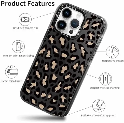The 2 Pack Cute Clear Cheetah Phone Case for iPhone 11 in real use