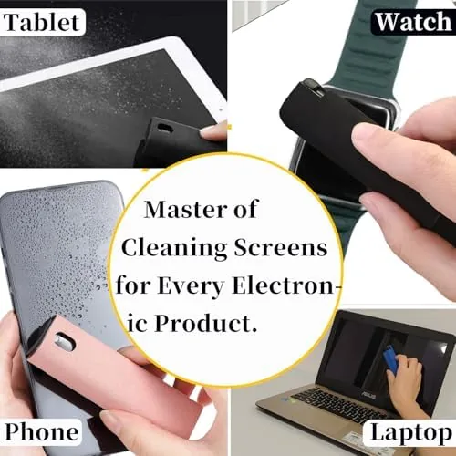 The Car Screen Cleaner Spray and Wipe for Women, Cell Phone in real use