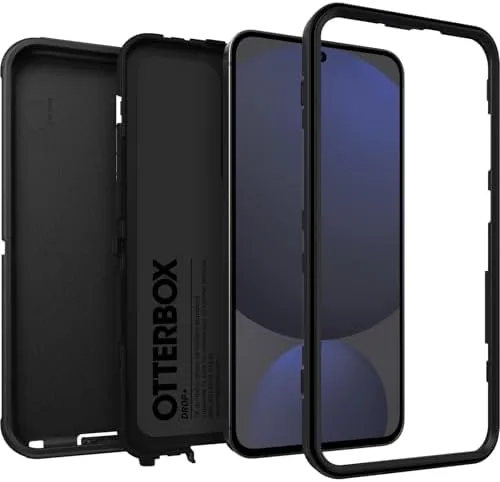 Close look at the OtterBox Samsung Galaxy S24 FE Defender Series Case - Black build quality