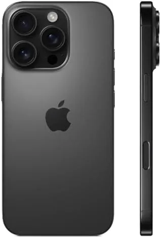 Close look at the Apple iPhone 16 Pro Max, 512GB, Black Titanium - Unlocked (Renewed) build quality