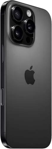 Close look at the Apple iPhone 16 Pro, 256GB, Black Titanium - Unlocked (Renewed) build quality