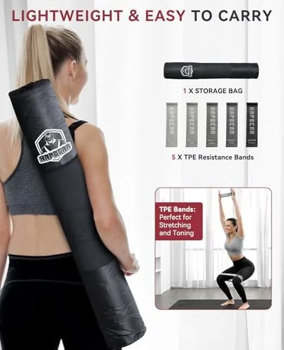 Testing the HAPBEAR Large Yoga Mat - 72"x36"x6mm (1/4 inch), Extra Wide over two weeks