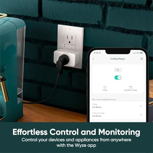 Close look at the Wyze Smart Plug 2.4GHz Wi-Fi Outlet, Certified for Humans, 2-Pack build quality