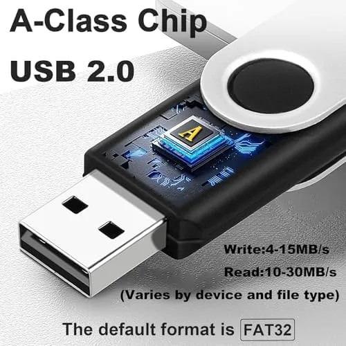 Close look at the 8GB Flash Drive 10 Pack Bulk USB Flash Drives, USB2.0 build quality