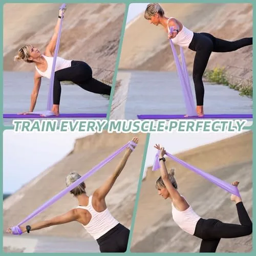 The Stretch Bands for Exercise, 5 Levels Resistance Bands for Working compared in context
