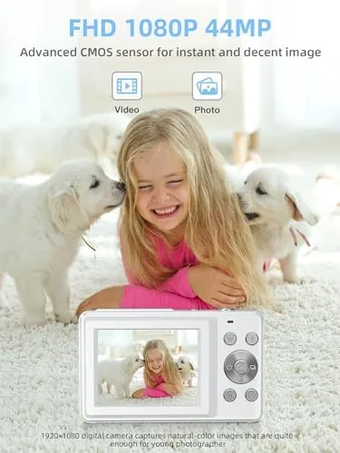 Close look at the Digital Camera 1080P with 32G Card 16X Zoom & Flash build quality