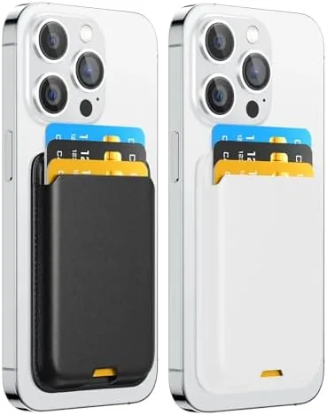 2 Pack Phone Card Holder, Premium Leather Wallet Stick on, Adhesive Credit Card Holder Review: Tested and Rated