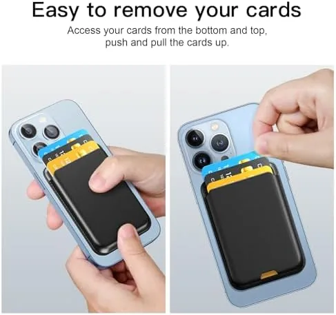 The 2 Pack Phone Card Holder, Premium Leather Wallet Stick on compared in context