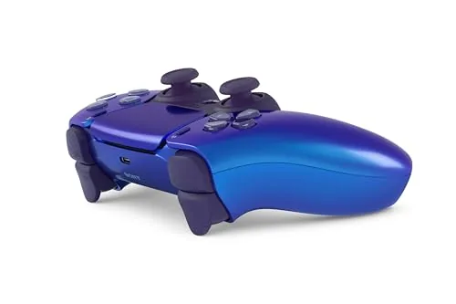 Player using the Chroma Indigo controller during a PS5 game