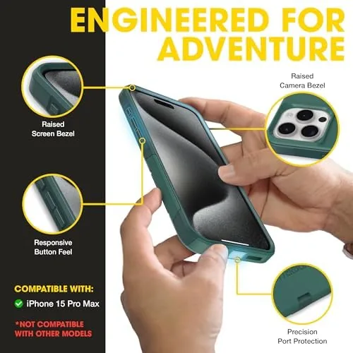 Another view of the OtterBox iPhone 15 Pro Max - Commuter MagSafe Case