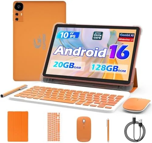 Overview of the CUPEISI Android 16 Tablet 10 Inch, 20GB RAM+128GB ROM/2TB Expandable