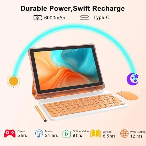 The CUPEISI Android 16 Tablet 10 Inch, 20GB RAM+128GB ROM/2TB Expandable compared in context